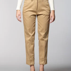 New York Carrot pantalone chino donna in gabardina carrot fit