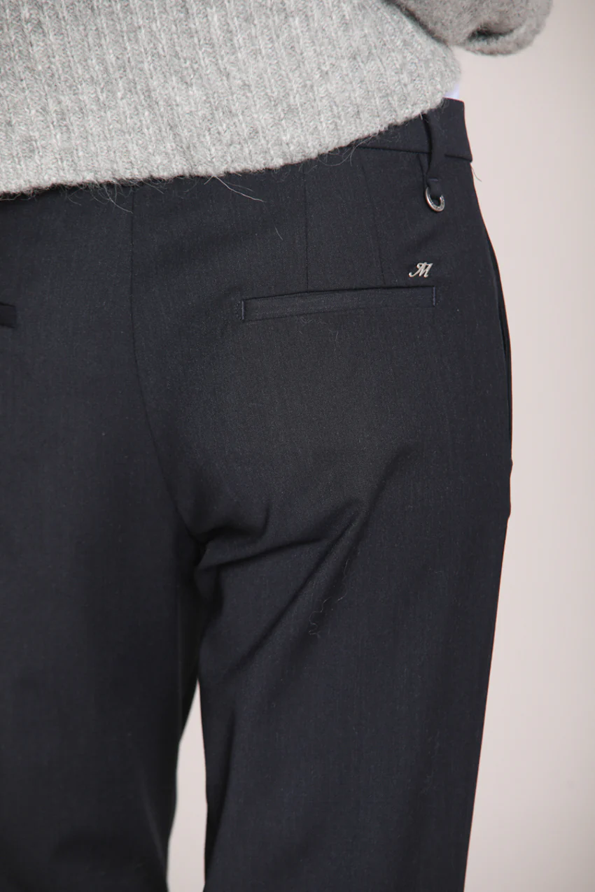 New York Carrot pantalone chino donna in lana carrot fit – Image 2