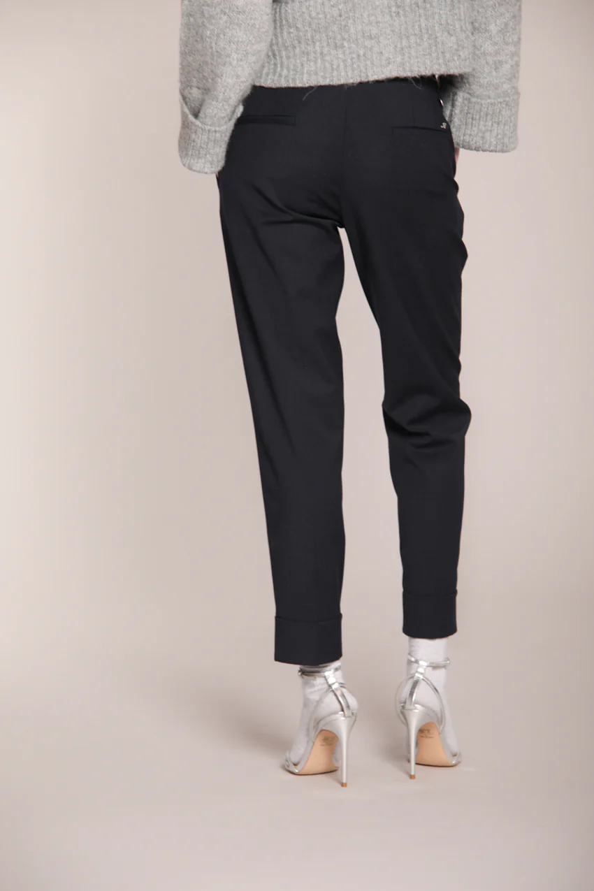 New York Carrot pantalone chino donna in lana carrot fit – Image 5