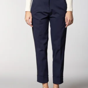 New York Carrot pantalone chino donna in jersey tecnico carrot fit ①