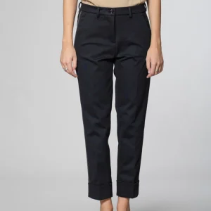 New York Carrot pantalone chino donna in jersey tecnico carrot fit ①