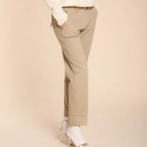 New York Carrot pantalone chino donna in cotone lana carrot fit ①