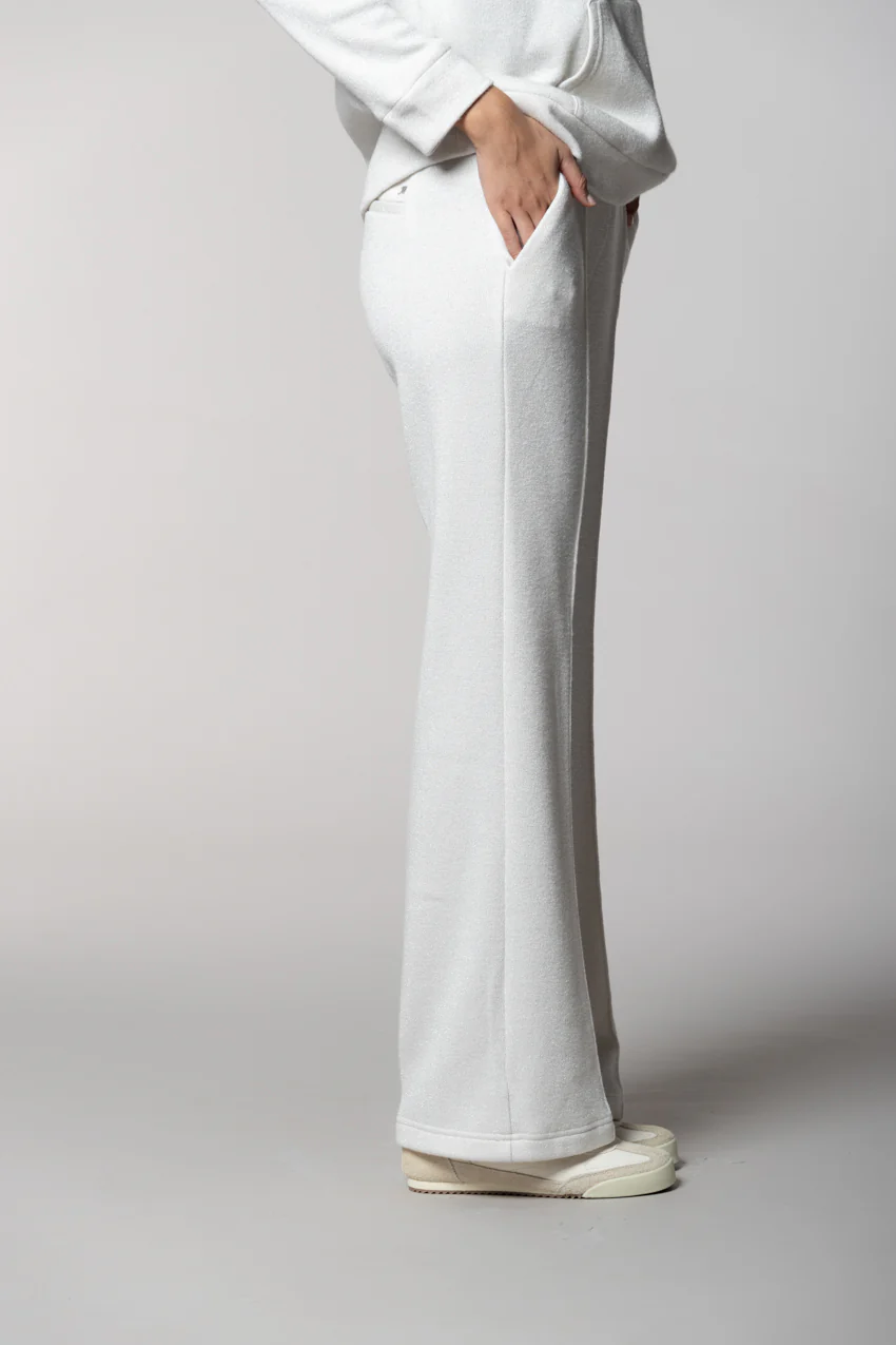 Easy Straight pantalone chino donna in jersey con lurex straight fit – Image 4