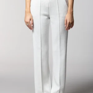 Easy Straight pantalone chino donna in jersey con lurex straight fit