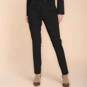 New York Slim pantalone chino donna in jersey tecnico slim fit ①