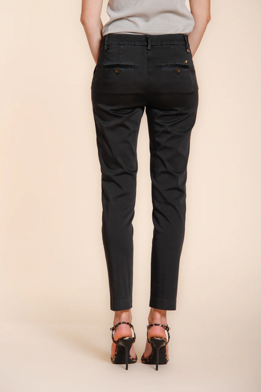 New York Slim pantalone chino donna in raso stretch slim fit ① – Image 5