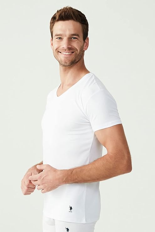 LOT DE 02 DÉBARDEURS BLANC - V-NECK 80194 – Image 2