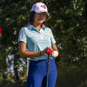 Polo Femme manches courtes ESS Azur