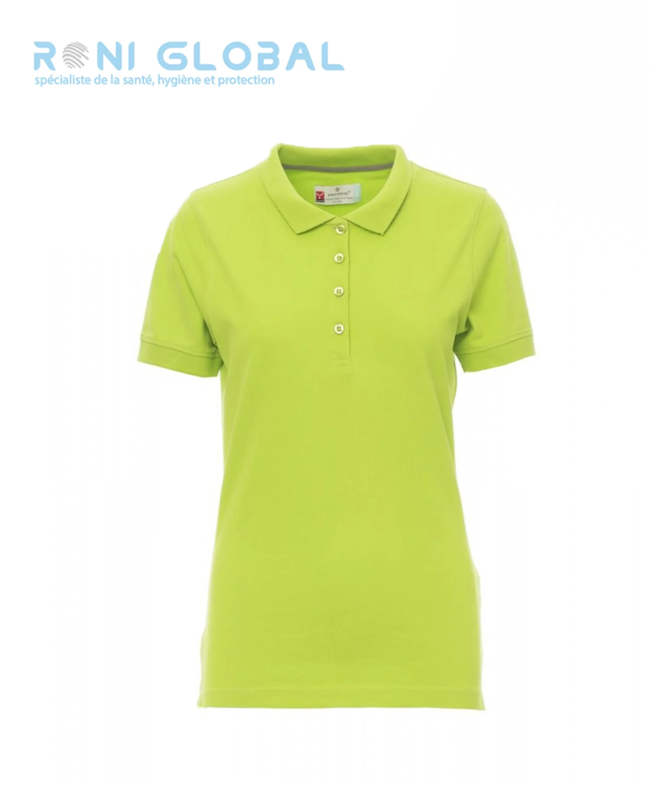 Polo de travail femme manches courtes, coupe droite en coton - VENICE LADY PAYPER – Image 5