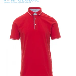 Polo de travail homme manches courtes, coupe droite en coton - CAMBRIDGE PAYPER