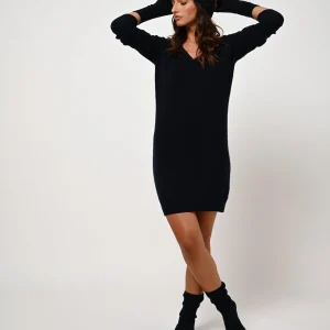 SERRE mitaines navy 100% cachemire