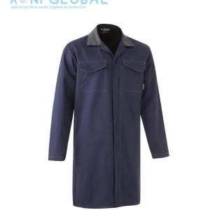 Blouse de travail en coton/polyester sans métal 4 poches - IRAZU COVERGUARD