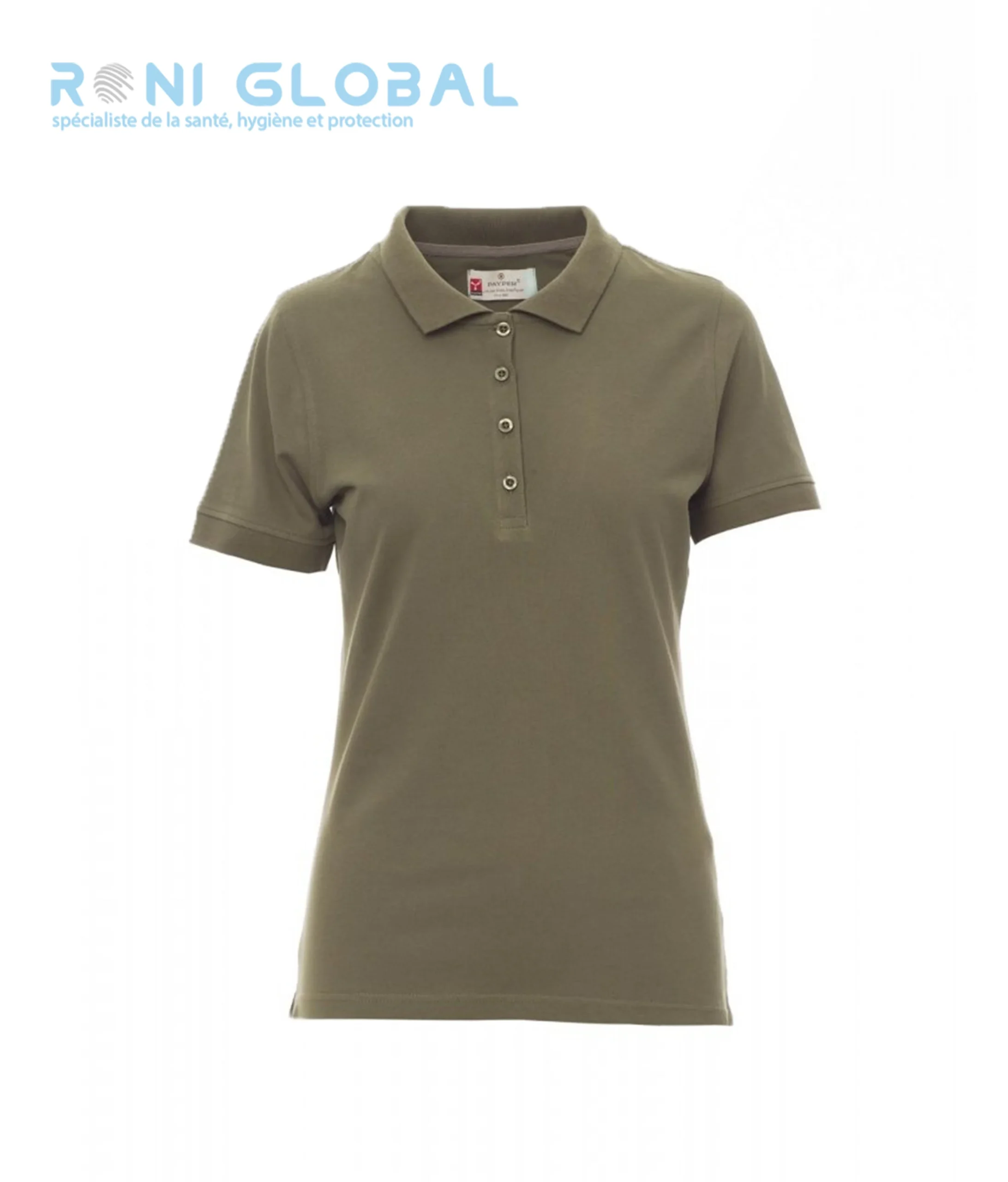 Polo de travail femme manches courtes, coupe droite en coton - VENICE LADY PAYPER – Image 6