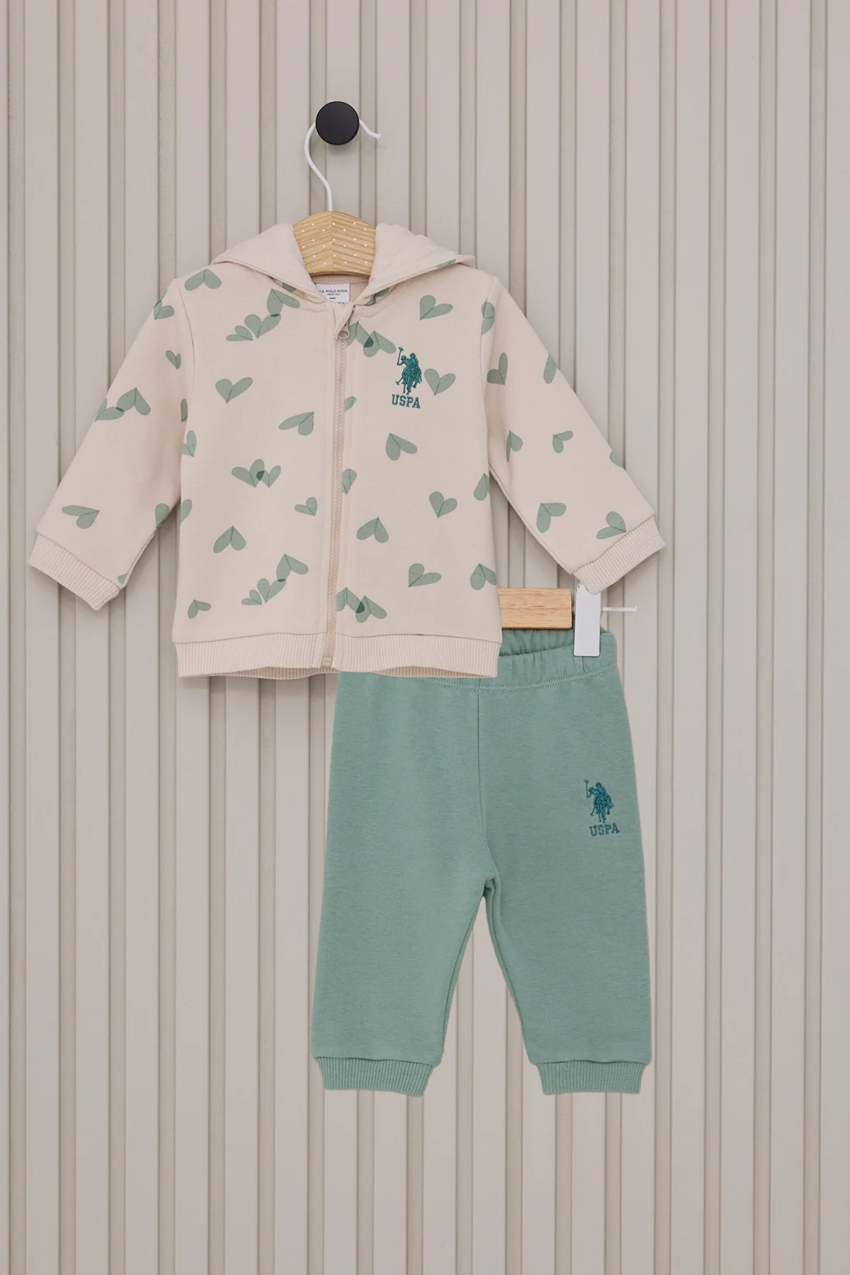 Ensemble bébé 03 pièces Beige – Image 3