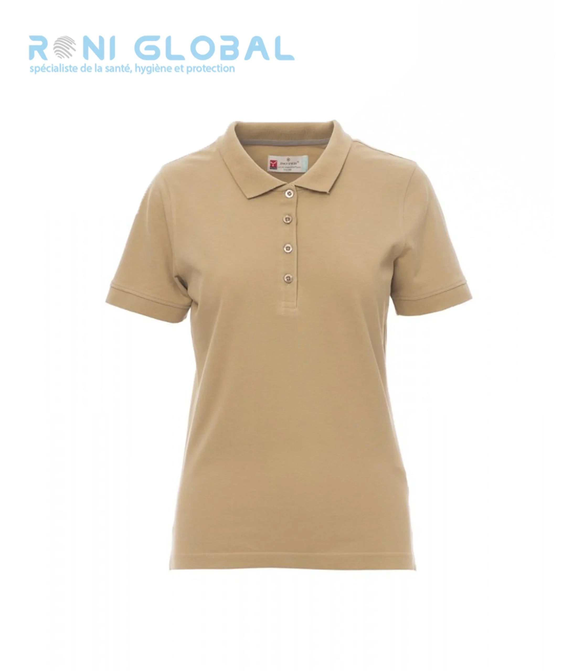 Polo de travail femme manches courtes, coupe droite en coton - VENICE LADY PAYPER – Image 7