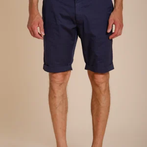 London bermuda chino uomo in gabardina stretch regular fit ①