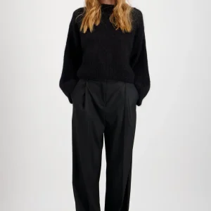 PANTALON LAINE À PLIS PLITA