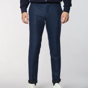 New York Sartoriale pantalone chino uomo sartoriale in jersey flanella regular fit