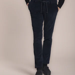 Milano Jogger pantalone chino uomo in velluto 500 righe extra slim fit