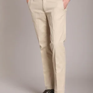New York pantalone chino uomo in gabardina stretch regular fit ①