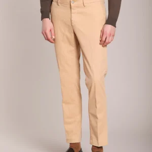 New York pantalone chino uomo in gabardina stretch regular fit ①