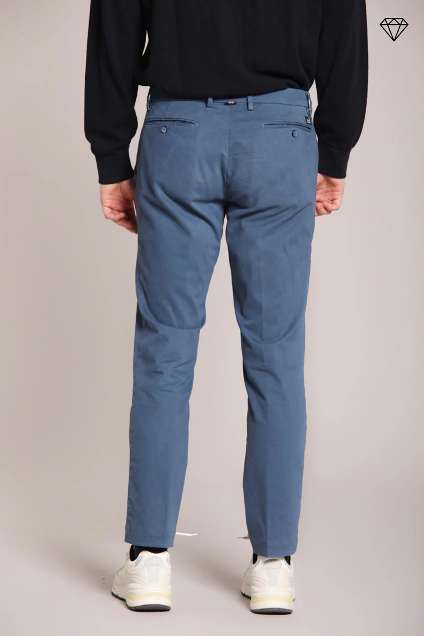New York pantalone chino uomo in gabardina stretch regular fit ① – Image 4
