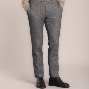 New York pantalone chino uomo stampa resca bicolor regular fit