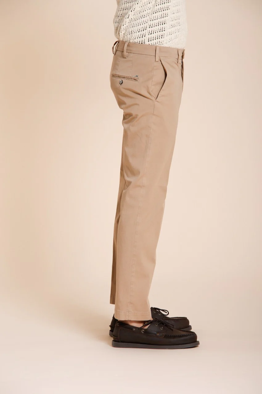 New York pantalone chino uomo in gabardina stretch regular fit ① – Image 4
