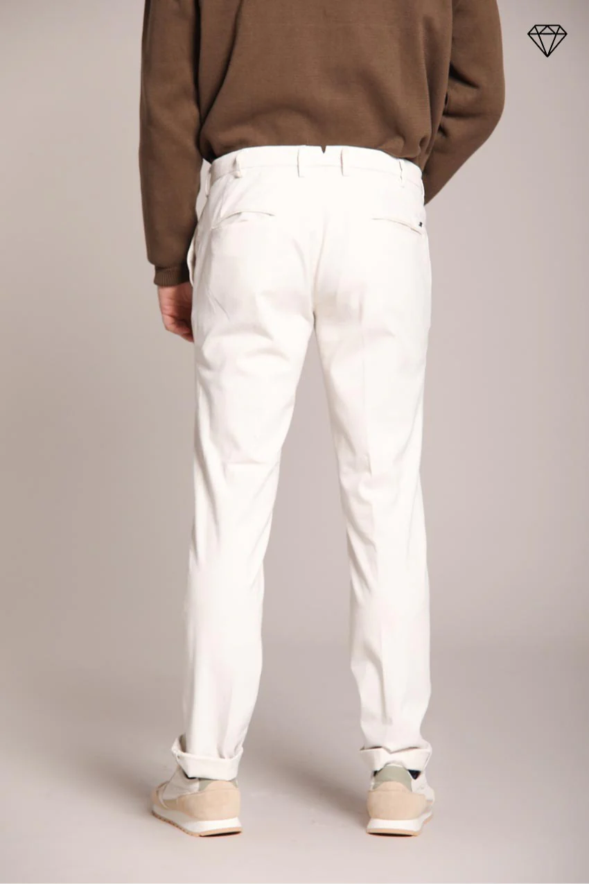 New York Sartoriale pantalone chino uomo sartoriale in cotone lana regular fit ① – Image 5