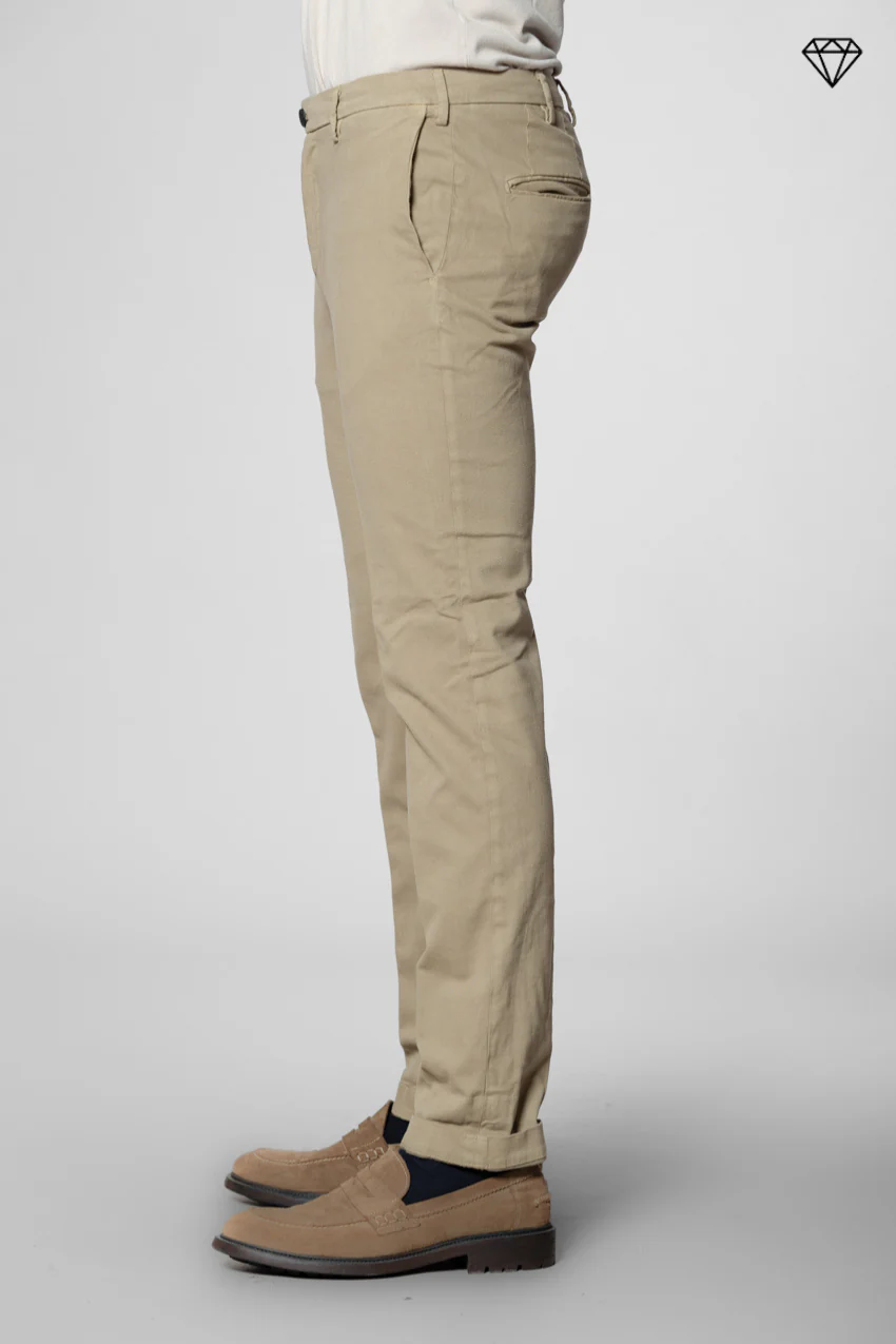 New York Sartoriale pantalone chino uomo sartoriale in cotone lana regular fit ① – Image 4