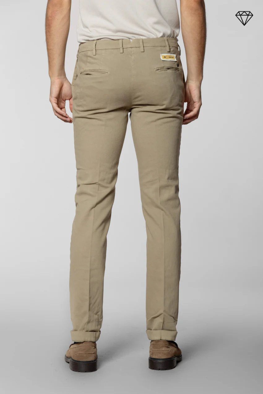 New York Sartoriale pantalone chino uomo sartoriale in cotone lana regular fit ① – Image 5