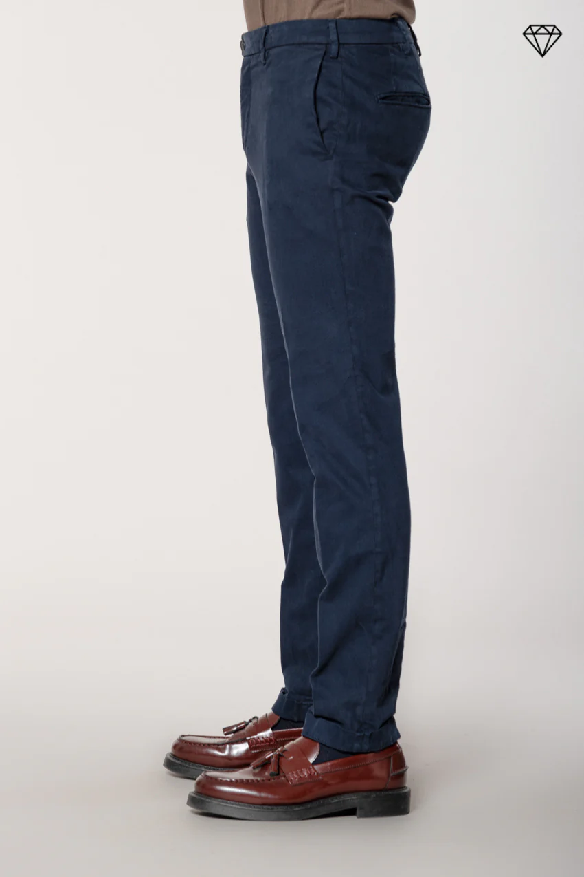 New York Sartoriale pantalone chino uomo sartoriale in cotone lana regular fit ① – Image 4