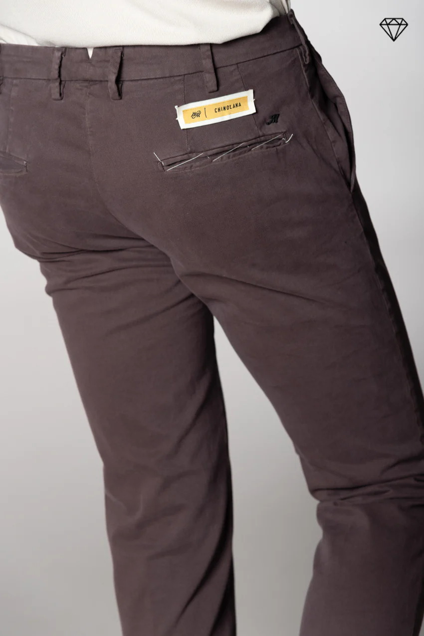 New York Sartoriale pantalone chino uomo sartoriale in cotone lana regular fit ① – Image 2