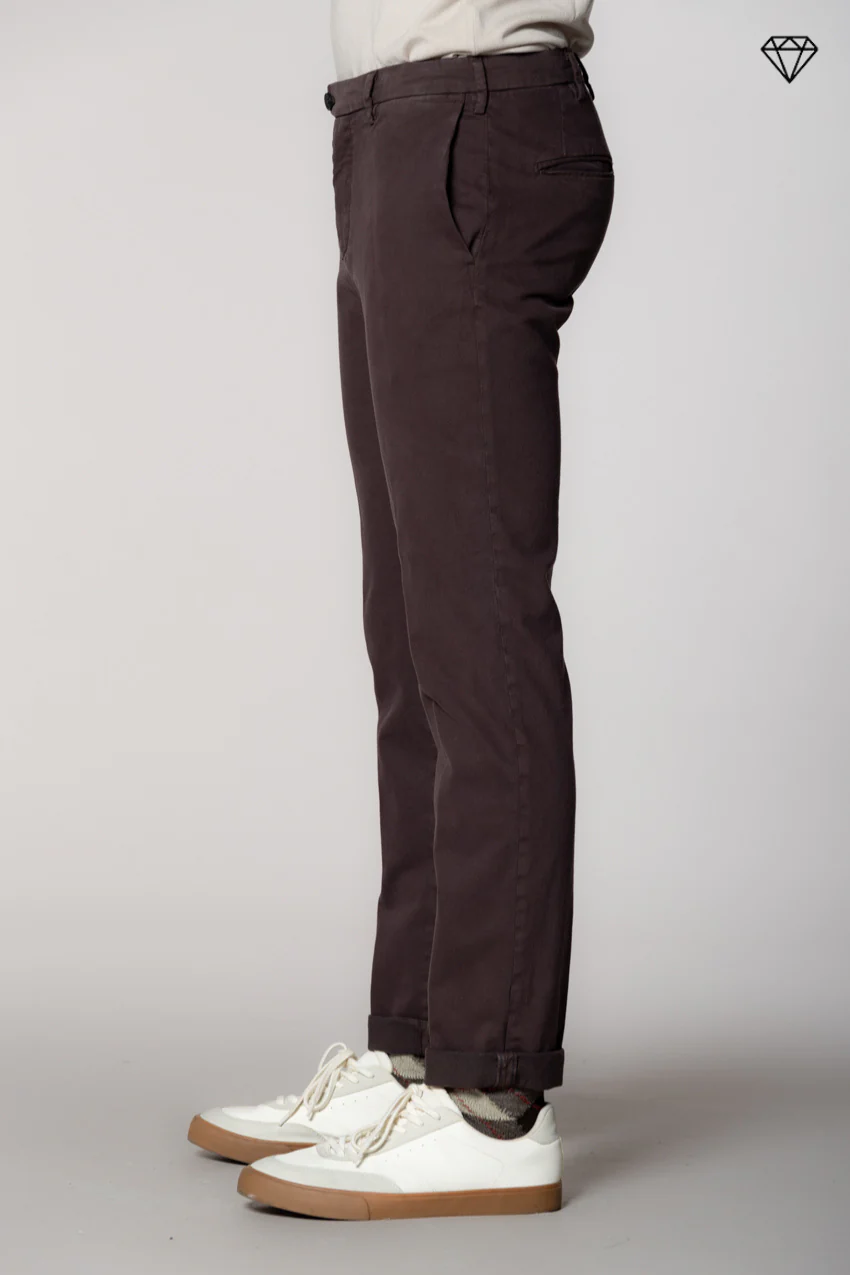 New York Sartoriale pantalone chino uomo sartoriale in cotone lana regular fit ① – Image 4
