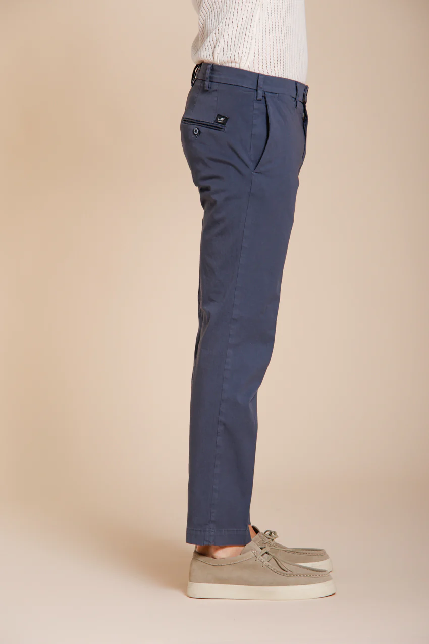 New York pantalone chino uomo in gabardina stretch regular fit ① – Image 4