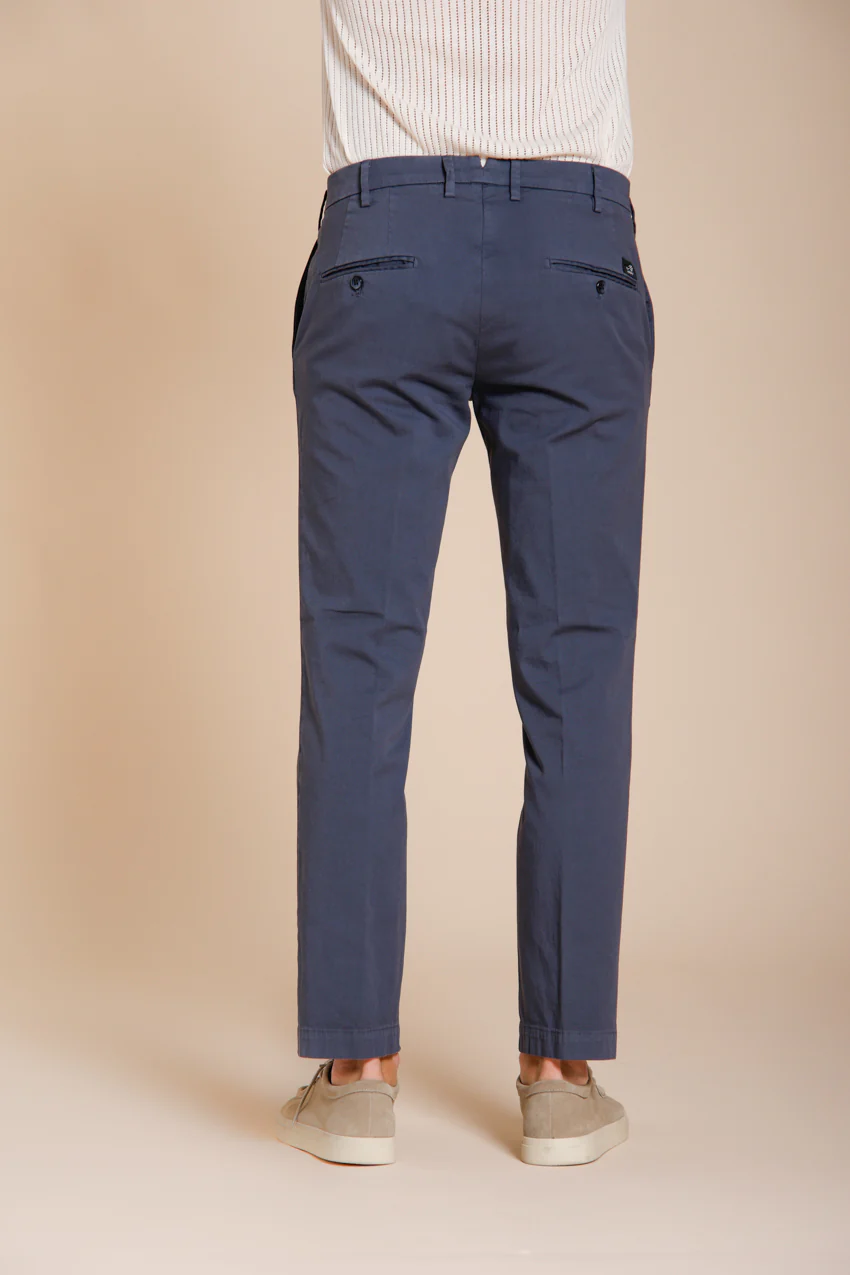 New York pantalone chino uomo in gabardina stretch regular fit ① – Image 5