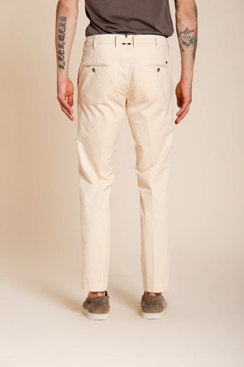New York pantalone chino uomo in gabardina stretch regular fit ① – Image 5