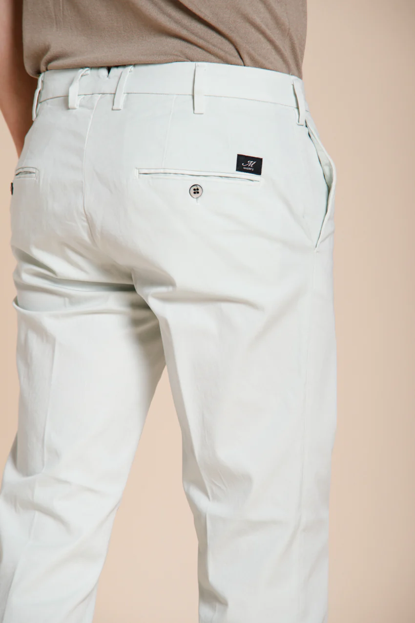 New York pantalone chino uomo in gabardina stretch regular fit ① – Image 2