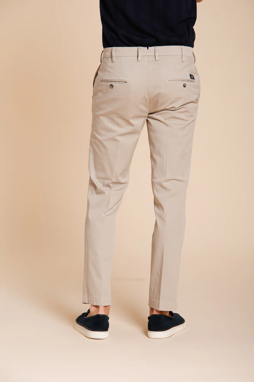 New York pantalone chino uomo in gabardina stretch regular fit ① – Image 5
