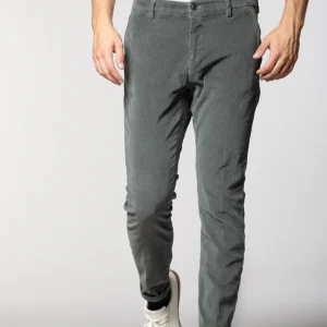 Osaka pantalone chino uomo in velluto 500 righe carrot fit