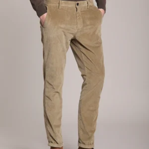Osaka pantalone chino uomo in velluto 500 righe carrot fit