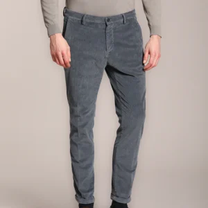 Osaka pantalone chino uomo in velluto 500 righe carrot fit