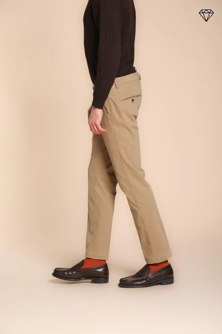 Torino pantalone chino uomo in gabardina slim fit ① – Image 4