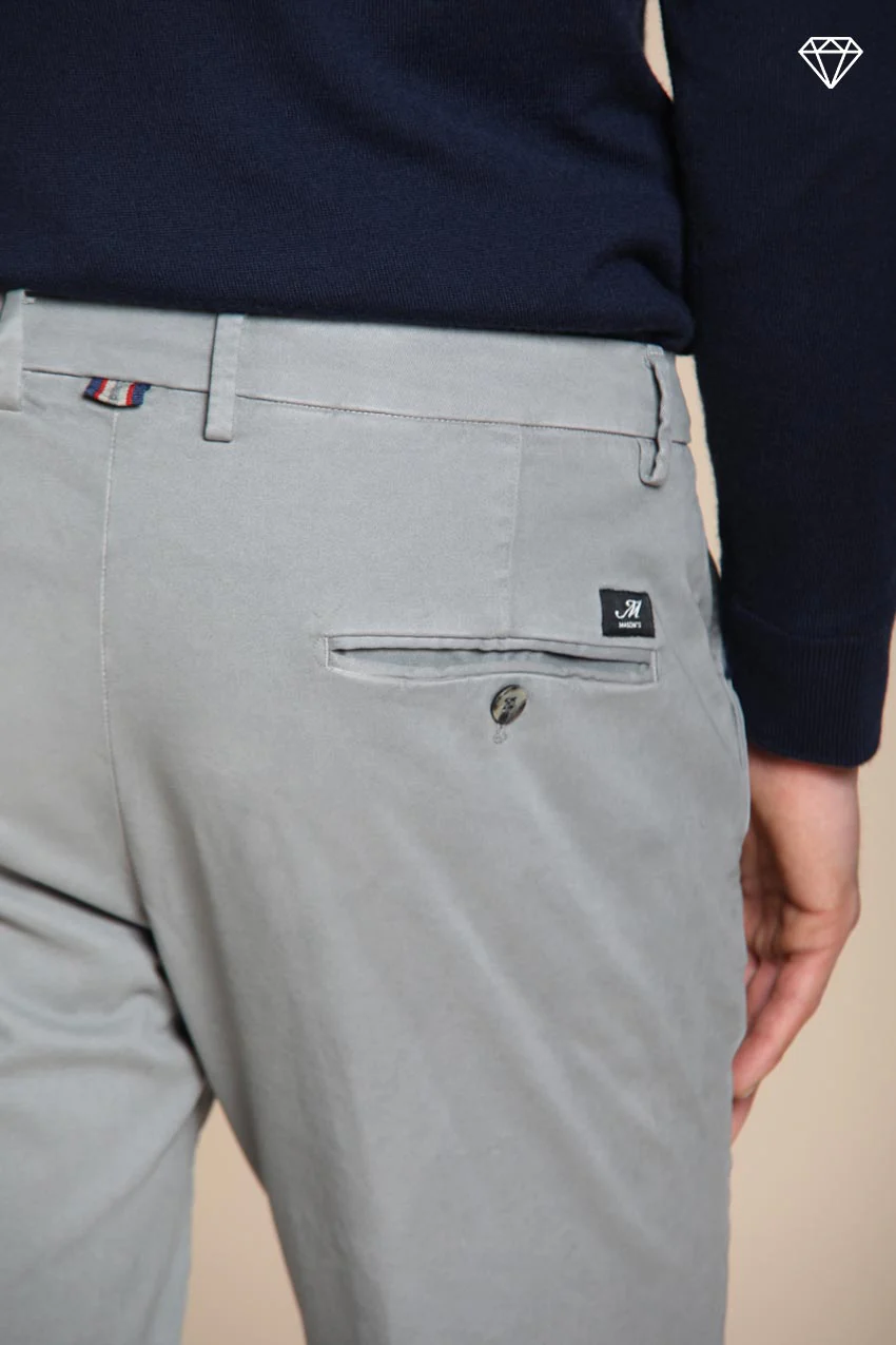 Torino pantalone chino uomo in gabardina slim fit ① – Image 2