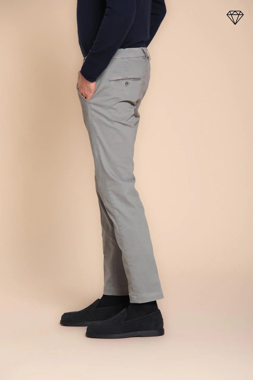 Torino pantalone chino uomo in gabardina slim fit ① – Image 4