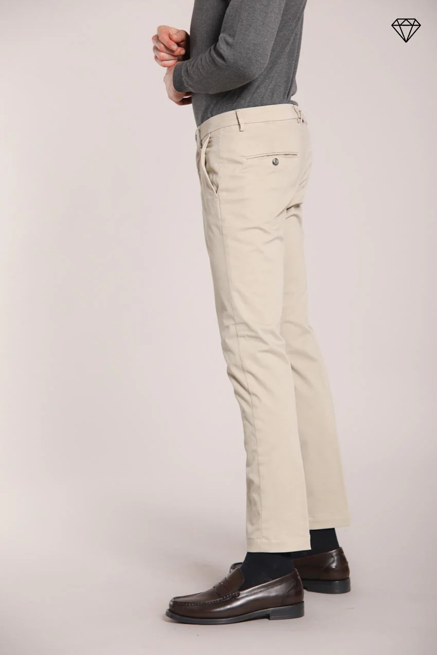 Torino pantalone chino uomo in gabardina slim fit ① – Image 3