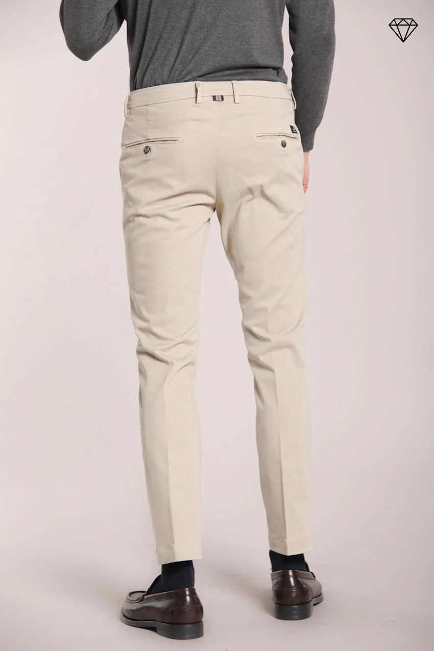 Torino pantalone chino uomo in gabardina slim fit ① – Image 4