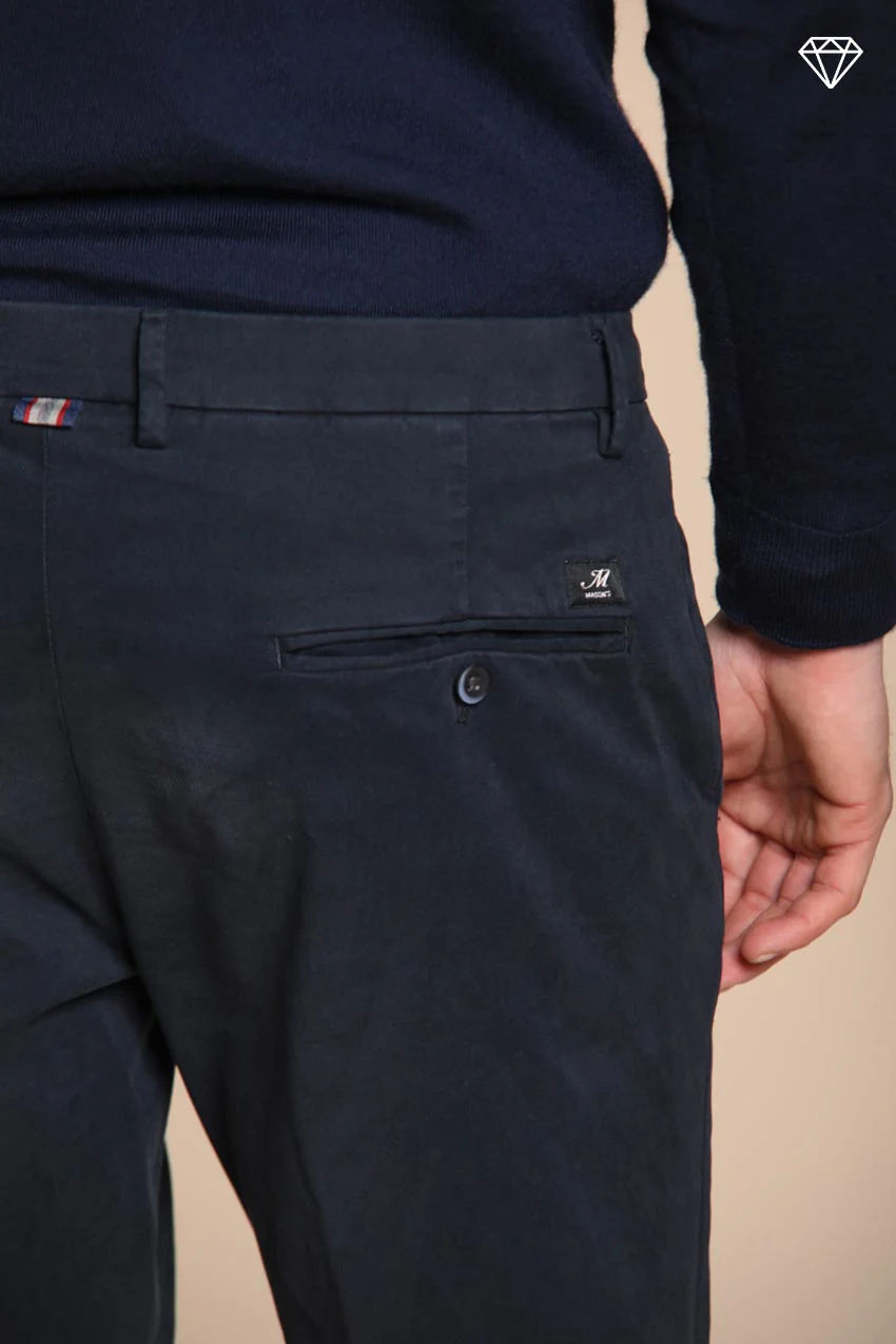 Torino pantalone chino uomo in gabardina slim fit ① – Image 2