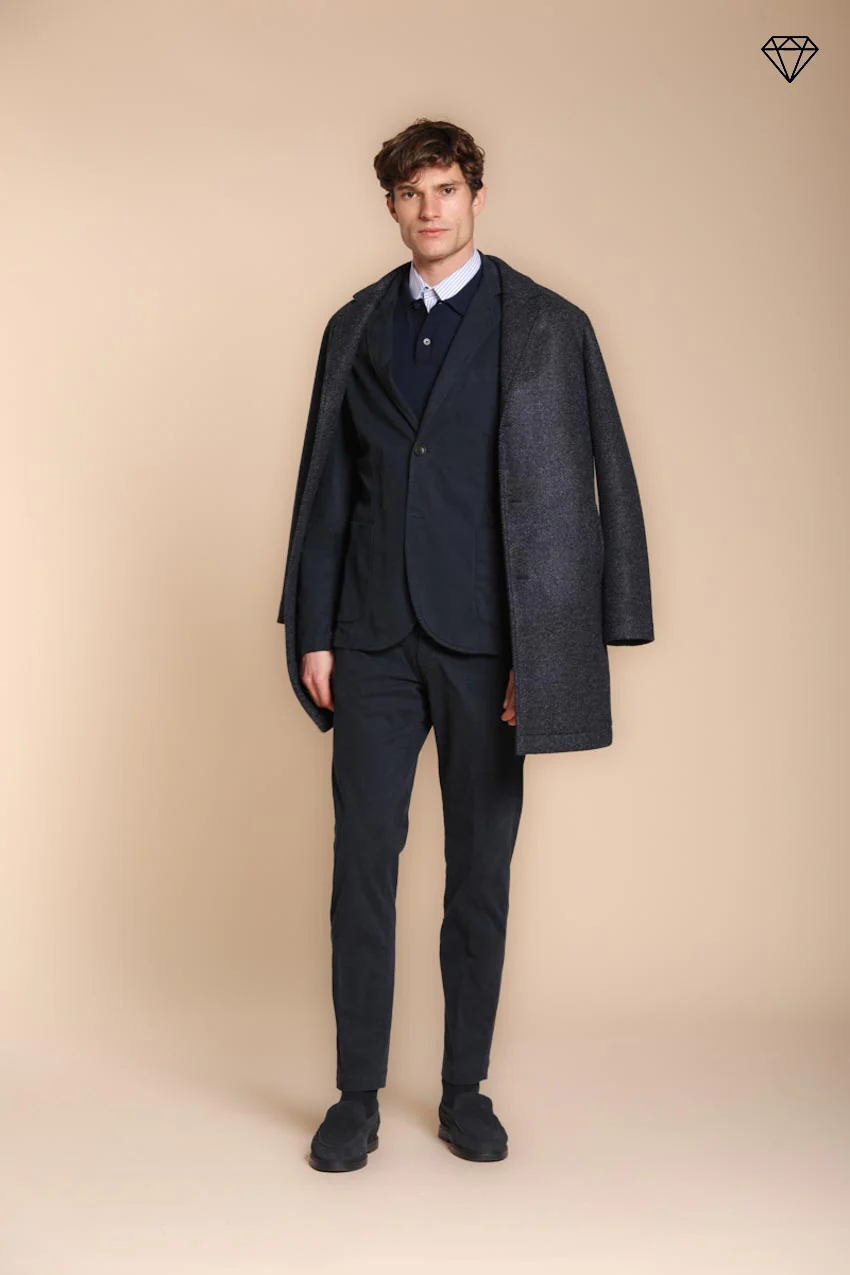 Torino pantalone chino uomo in gabardina slim fit ① – Image 3