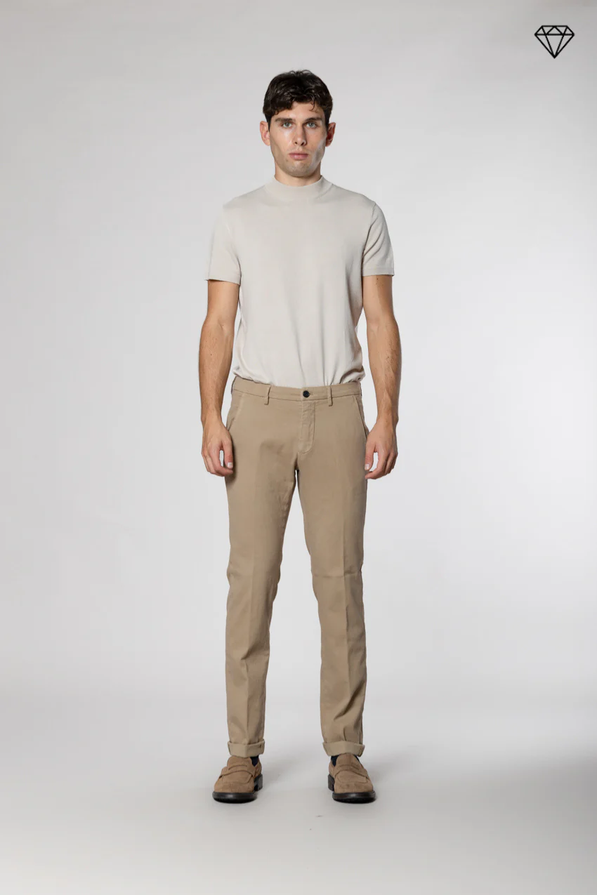 Torino pantalone chino uomo in cotone cashmere slim fit ① – Image 6